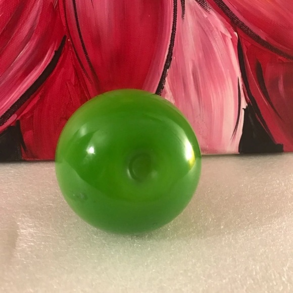 Vintage green glass pear - Picture 5 of 6